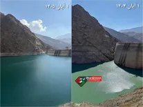 سد کرج  به ذخیره ۷۰ درصد رسید