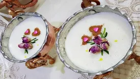 طرز تهیه شیر برنج خوشمزه برای افطار/ تزئین مجلسی