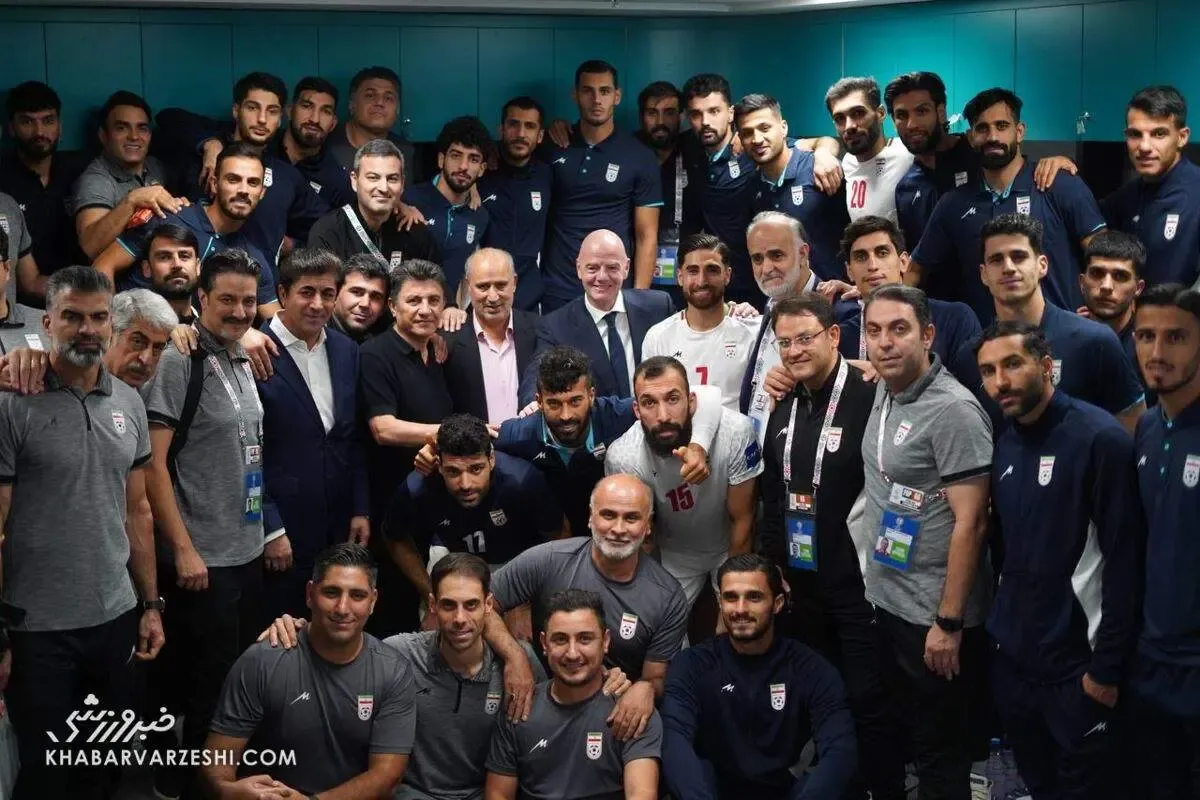 تصویر جنجالی از رختکن تیم ملی بعد از شکست تلخ!/ ببینید