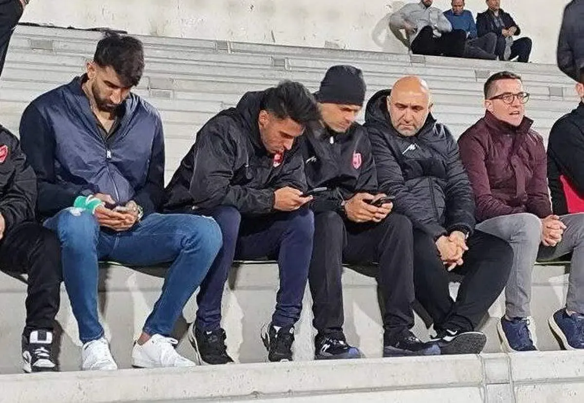 بیرانوند و اوسمار در جایگاه غریب آزادی/ عکس