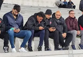 بیرانوند و اوسمار در جایگاه غریب آزادی/ عکس