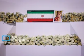 عکسی از تابوت نوه خردسال رهبر شهید