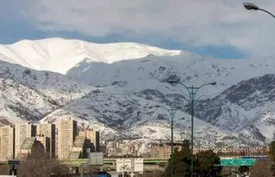 تهران در پیش‌بینی وضعیت جوی/ باد شدید و برف در برخی مناطق