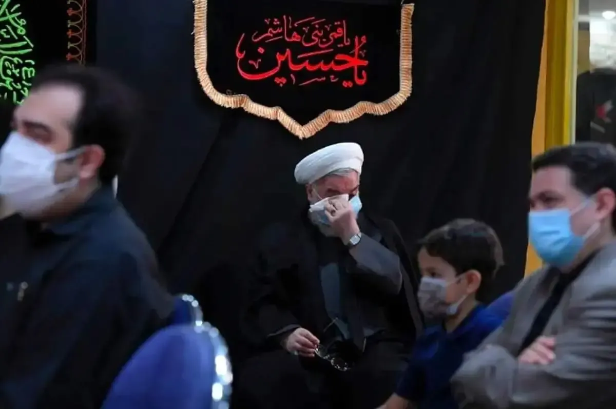 سینه زنی علی لاریجانی و حسن روحانی /عکس