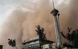 امروز هوای تهران طوفانی می‌شود