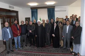 روحانی در جمع اهالی رسانه: مایل به کمک به رئیسی بود اما فایده نداشت / از دو طرف سنگ میخوریم