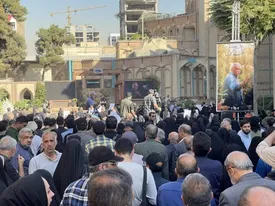 مراسم باشکوه وداع با پیکر محمد کاسبی با حضور هنرمندان و خانواده/ عکس