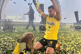 زیباترین صحنه قهرمانی در یونان با حضور حاج صفی