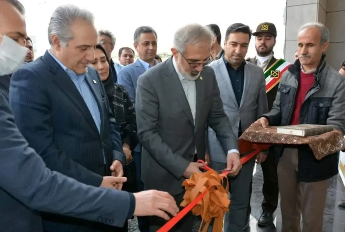 افتتاح ساختمان جدید شعبه صنعت بانک صنعت و معدن
