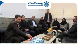 مدیرعامل شرکت بیمه حکمت از بجنورد بازدید کرد