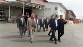 بازدید مدیرعامل بانک توسعه صادرات از چند واحد صادراتی اردبیل در هفته دولت