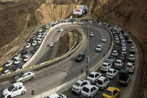 جاده چالوس بسته شد