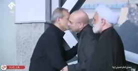 حضور سران قوا در مصلی امام خمینی/ فیلم