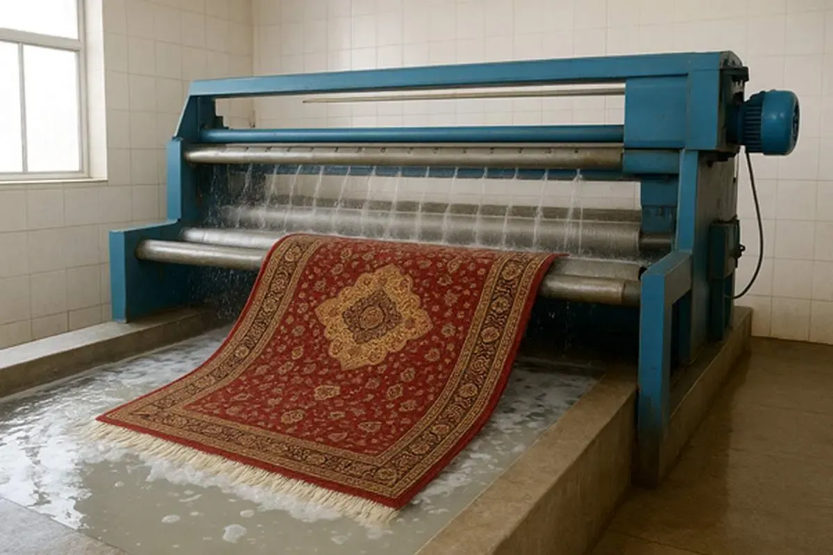 قالیشویی مجاز پاک مهر دارای پروانه و کد اتحادیه قالیشویان تهران