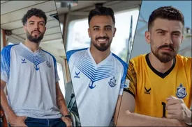 رونمایی متفاوت ملوانیها از پیراهن جدیدشان | خودنمایی روی عرشه کشتی