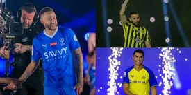 تبلیغ لباس عربی با حضور ستارههای خارجی لیگ عربستان + عکس