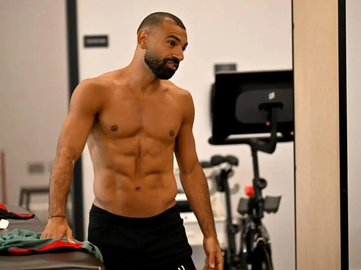 صلاح با بدن تکه تکه و مدل موی جدید