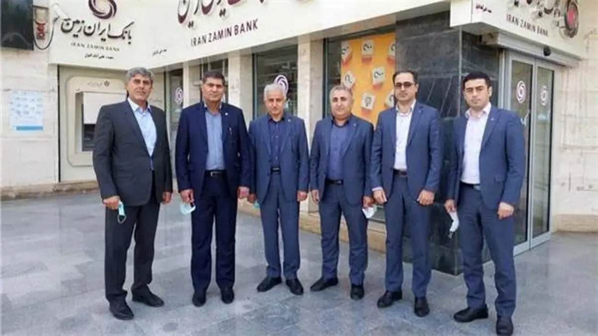 بازدید مدیران بانک ایران زمین از شعب منطقه گلستان
