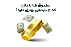 مقایسه بازدهی دلار با صندوق طلا برای سرمایه گذاری