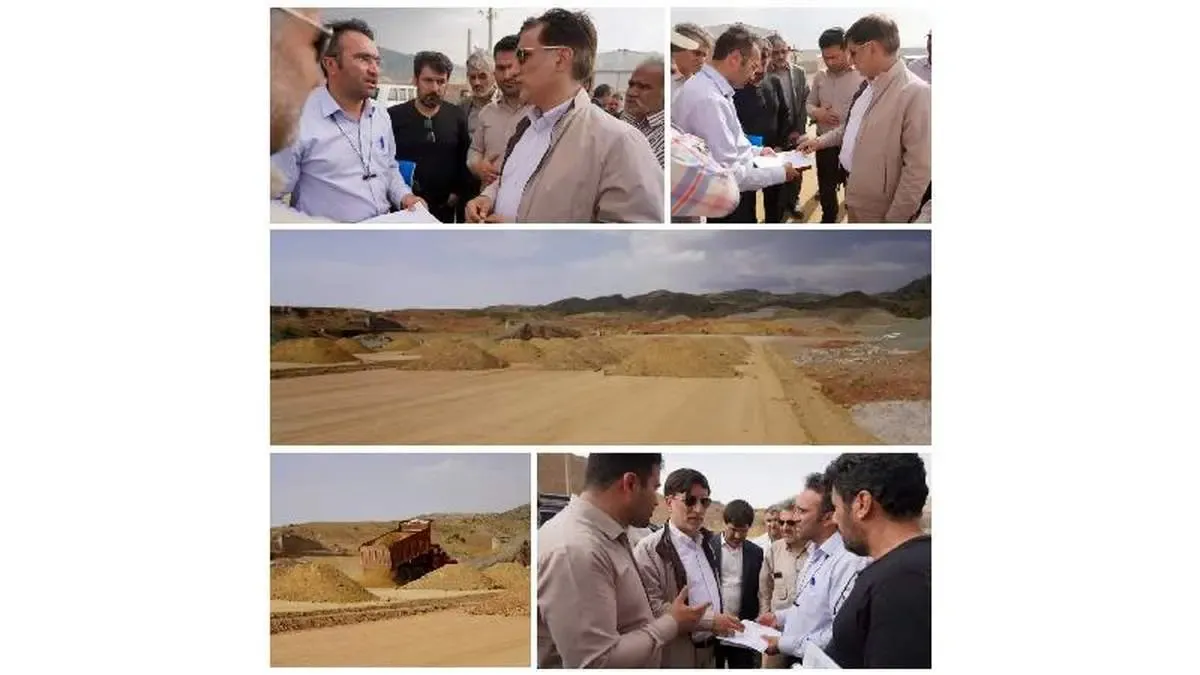 بازدید مدیرعامل سازمان منطقه آزاد ارس از عملیات اجرایی آماده سازی شهرک صنعتی جانانلو