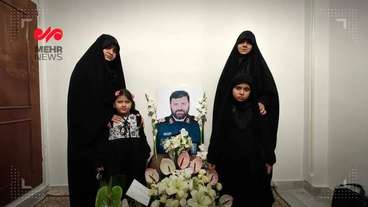 دختران کوچک سرتیم حفاظت رئیس‌جمهوری در سوگ پدر/ عکس