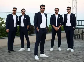 استایل جذاب بازیکنان تیم ملی کنار قلعه نویی/ تصاویر