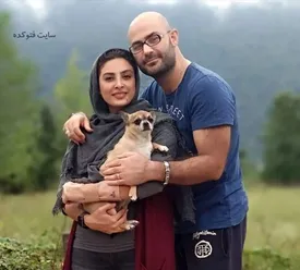 سلفی حدیثه تهرانی و همسرش در منزل لاکچریشان