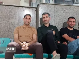 ببینید | جباری و هاشمیان، تماشاچیان ویژه پیکان و گل گهر