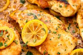 طرز تهیه آسان پیکاتای مرغ با لیمو مایر برای افطار