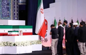 تصاویری از اعضای بیت رهبری در مصلی تهران/ ببینید