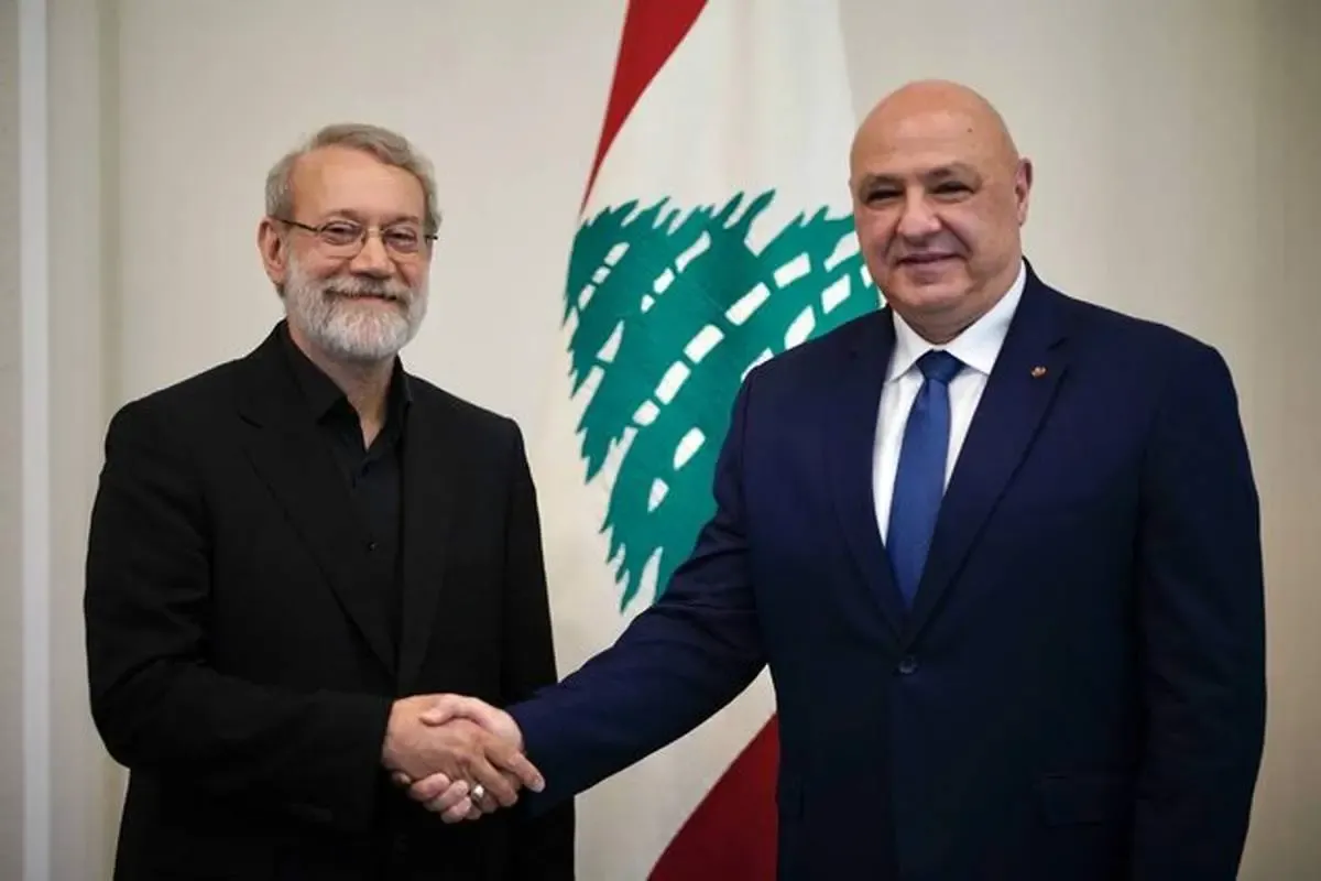 دیدار لاریجانی با رئیس‌جمهور لبنان