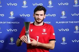 دروازه بان گرجستان به تنهایی بهتر از همه اسپانیایی‌هاست!