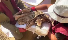 ببینید | مومیایی 1200 ساله یک نوجوان با پوست و موی سالم در آمریکای جنوبی کشف شد