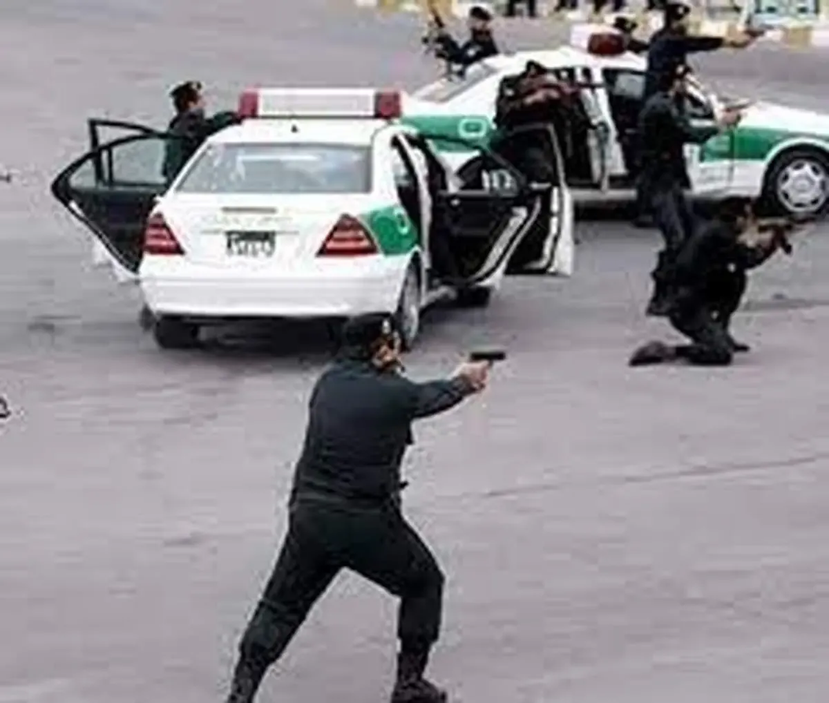 ببینید | ماجرای برخورد عمدی یک شهروند با خودروی پلیس!