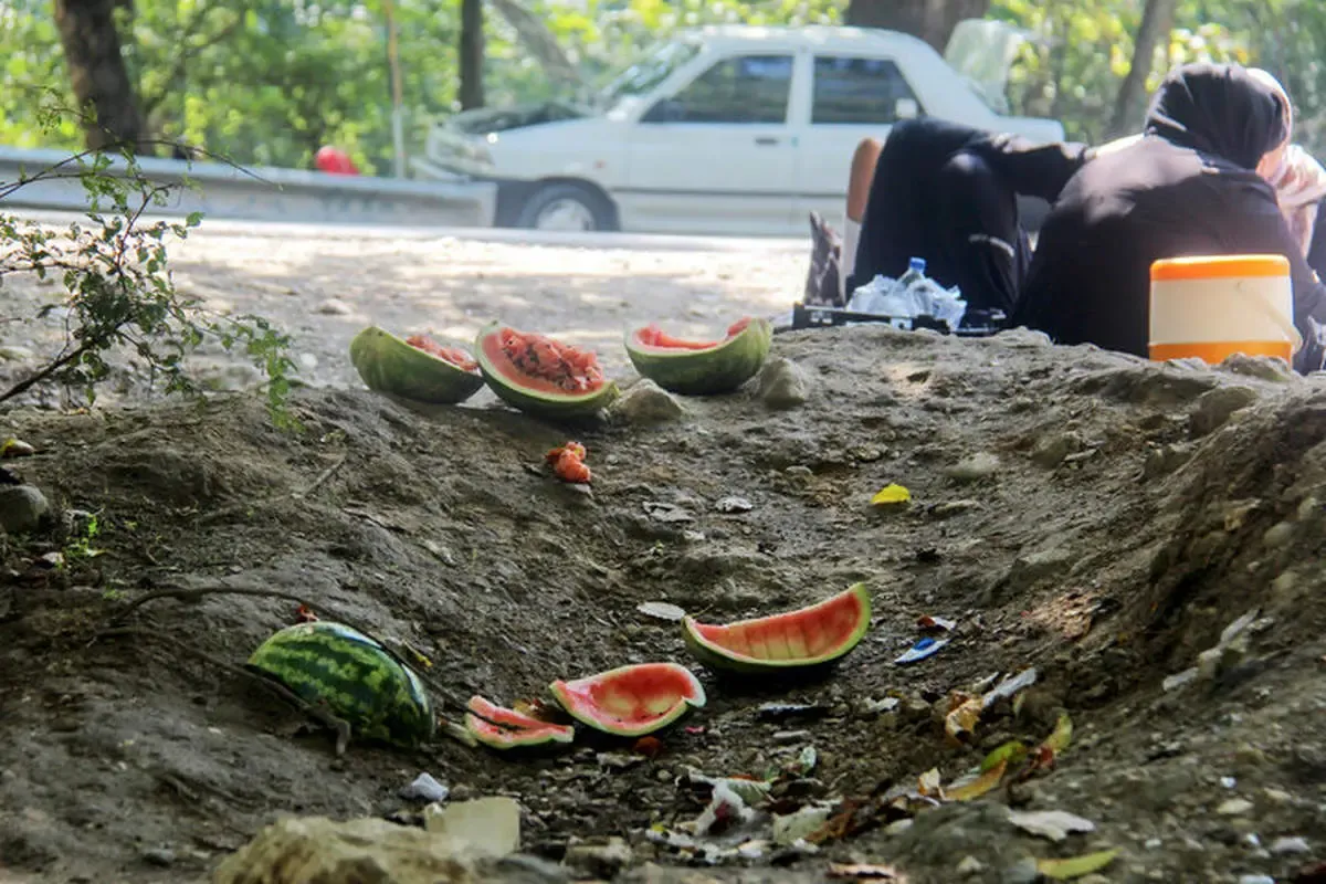 زباله‌ها را در طبیعت جا نگذاریم