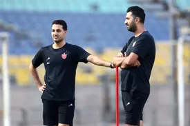 آنالیزور یحیی در تمرین پرسپولیس