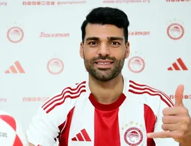 نخستین تصاویر طارمی با لباس المپیاکوس