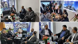 استقبال از غرفه پتروشیمی شازند در هفدهمین نمایشگاه ایران پلاست