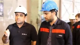 بازدید مدیر عامل شرکت فولاد اکسین خوزستان از خط تولید
