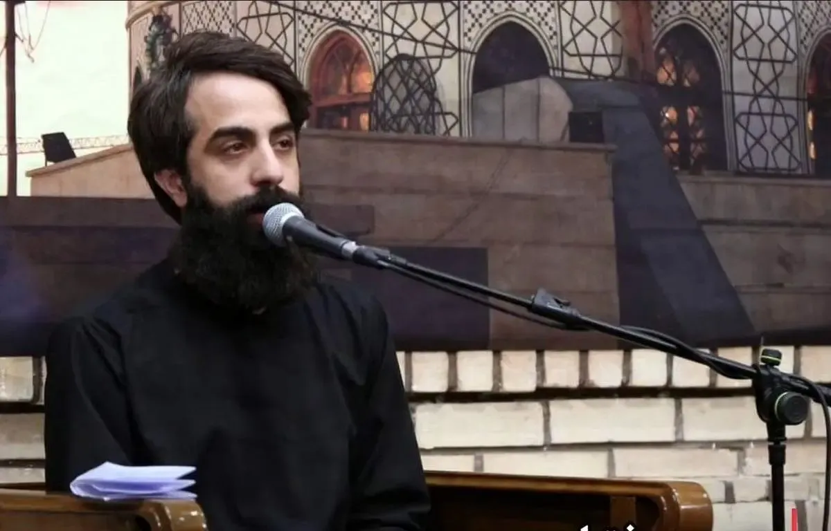 حسین بختیاری مداح جوان درگذشت