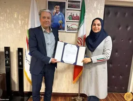 مجری زن صداوسیما در فدارسیون پست گرفت