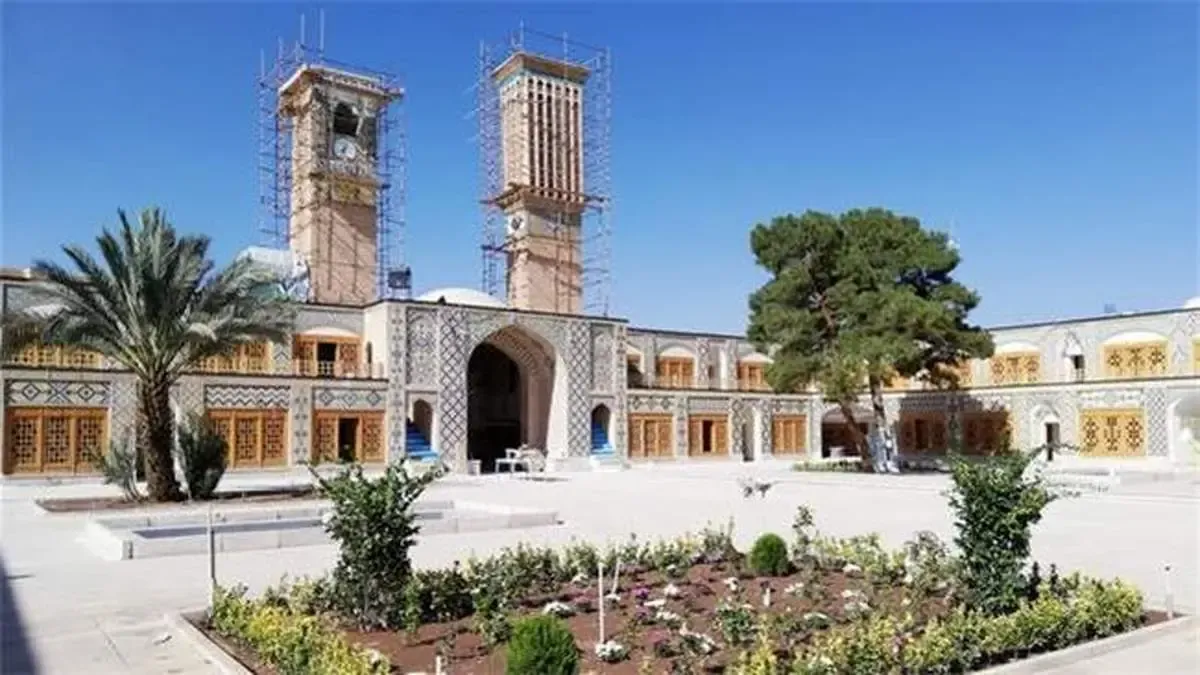 کار مرمت و احیاء کاروانسرای وکیل کرمان به پایان رسید