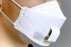 این ماسک هوشمند ظاهراً میتواند بیماریها و مشکلات ریوی را روی گوشی نشان دهد