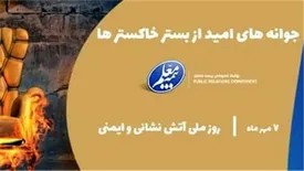 خدمات ویژه بیمه معلم در روز ملی آتش‌نشانی و ایمنی