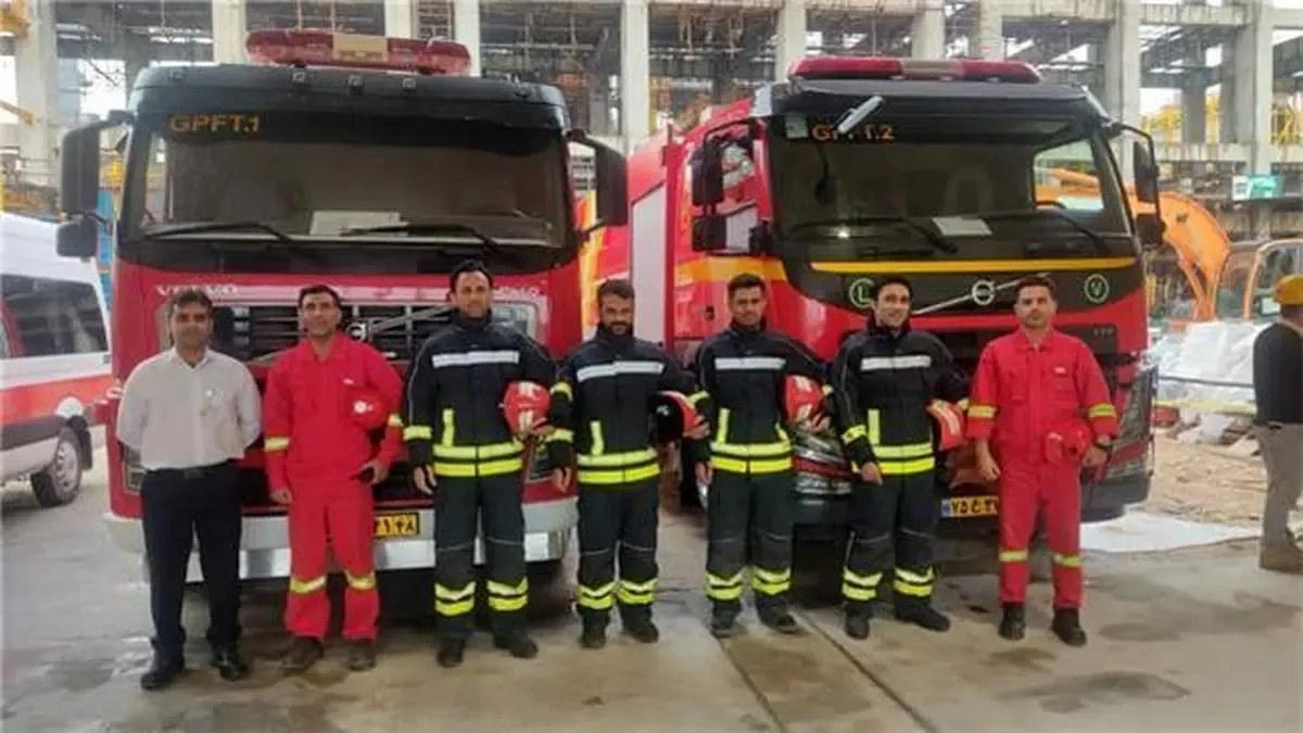 بهره برداری از ساختمان ایمنی و آتش نشانی آپادانا خلیج فارس