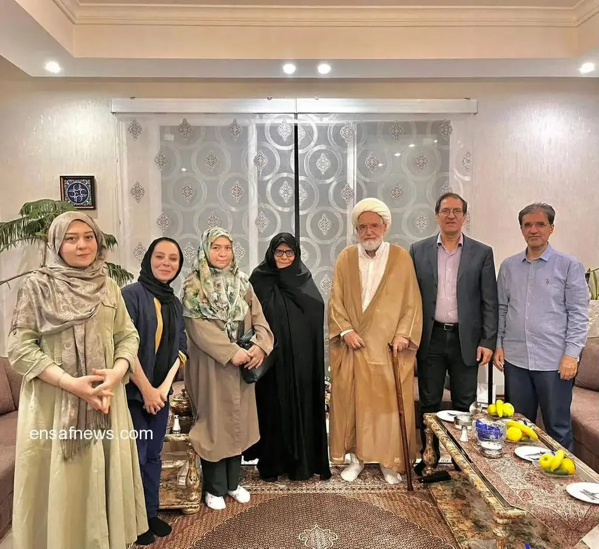 دیدار فرزندان میرحسین موسوی با کروبی