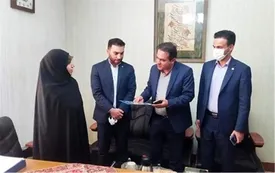 تقدیر نماینده مجلس شورای اسلامی از کارکنان شعبه عدل قزوین