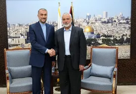 رایزنی عبداللهیان و هنیه در مورد  تحولات فلسطین