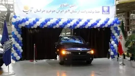 خط تولید وانت آریسان۲ در ایران خودرو خراسان افتتاح شد