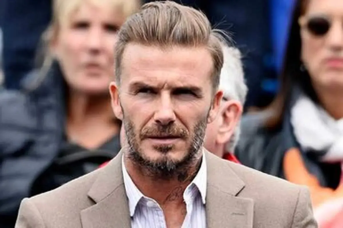 دیوید بکام روی فرش قرمز